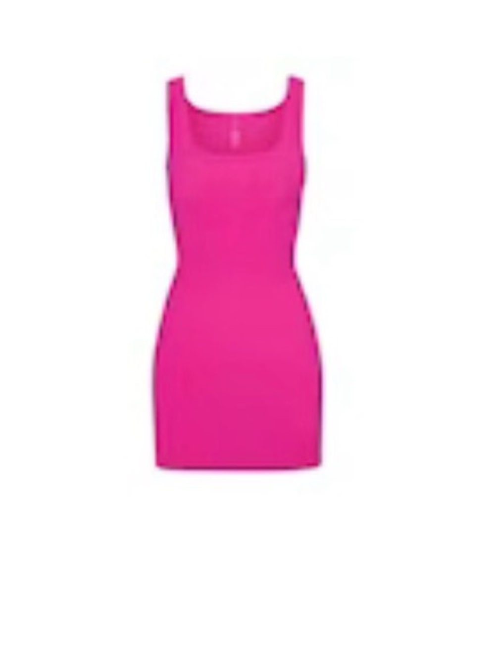 Skims Fitted Hot Pink Tank Dress